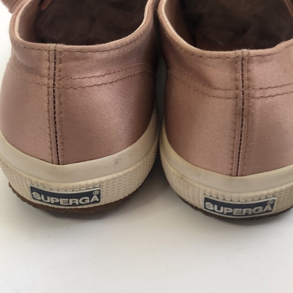 Superga rose satin low top sneakers - Picture 5 of 8